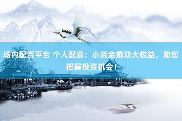 场内配资平台 个人配资：小资金撬动大收益，助您把握投资机会！